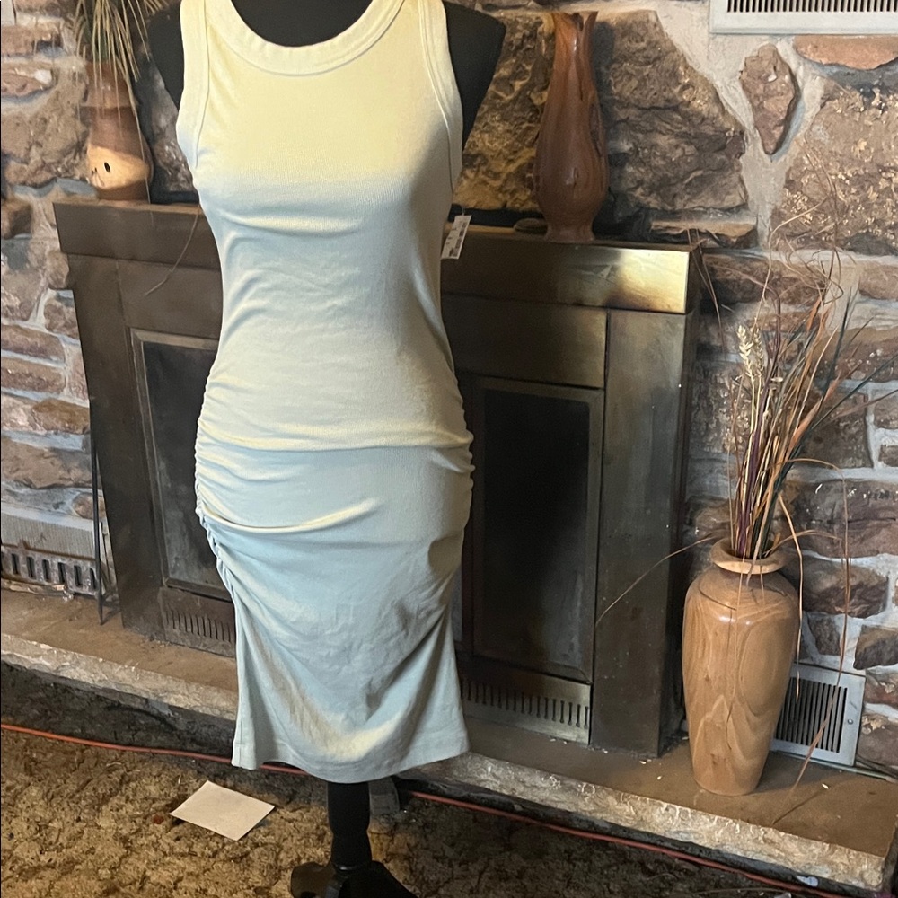 Michael Stars Soft Green Sleeveless Midi Dress